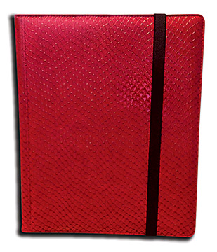 Legion Dragon Skin Binder 9 Pocket Red